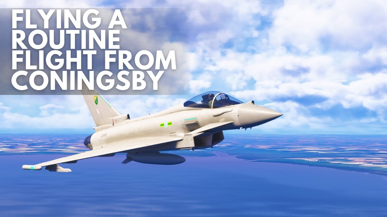 Flying the Eurofighter from RAF Coningsby – INSANE Realism! (MSFS 2024)