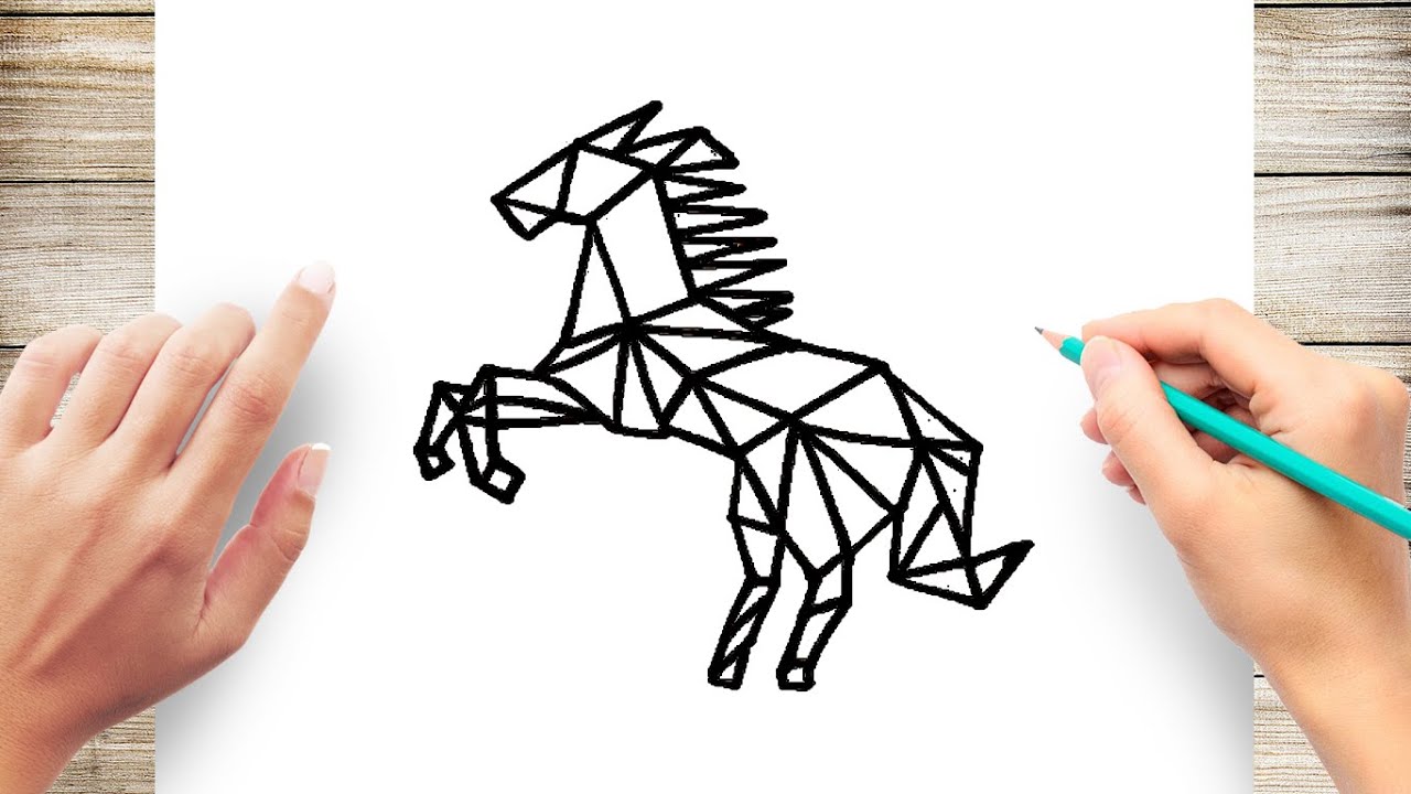 How to Draw Geometric Animals