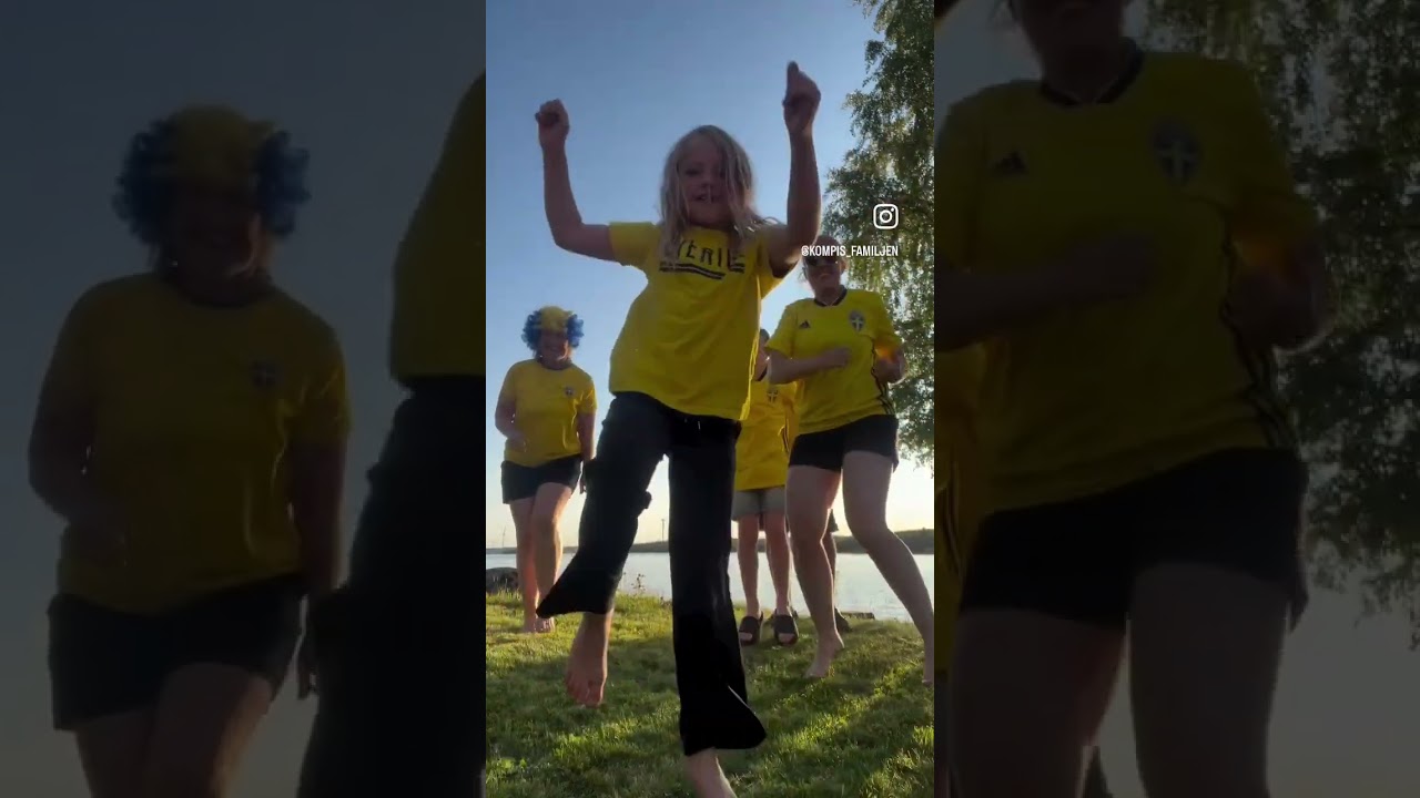 HEJA SVERIGE⚽️🇸🇪🙌🏻 #bolibompafamiljen #kompis_familjen #kompisfamiljen