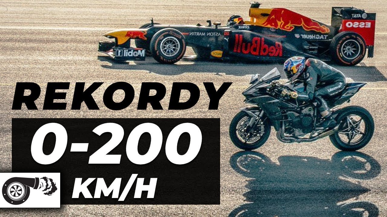 Jaki pojazd ma najlepsze przyspieszenie 0-200 km/h? Zaskakujące TOP 10 rekord&oacute;w przyspieszeń