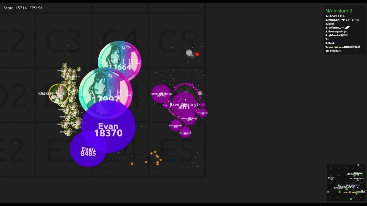 alisio EPIC GAMEPLAY// AGARIO// INSTANT MERGE GAMEPLY!!
