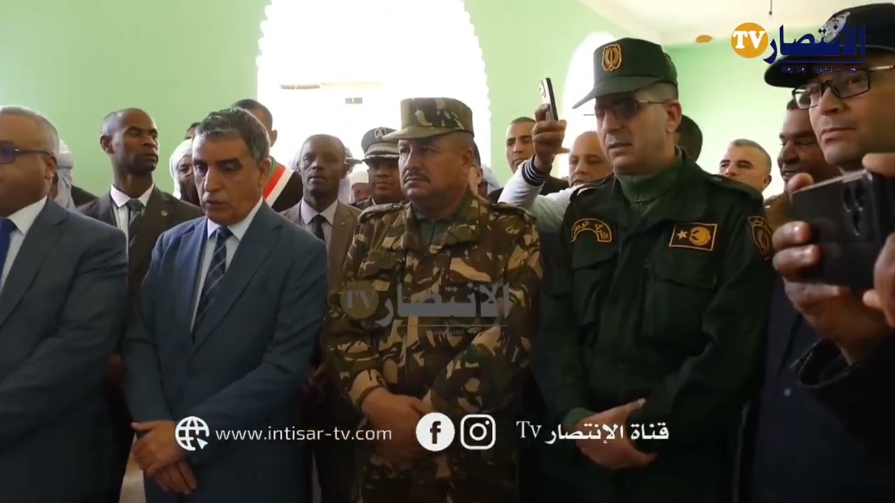 ادرار / زيارة العمل والتفقد للسيد والي ولاية ادرار فضيل ضويفي لبلدية انجزمير تغطية علي لكرومب 