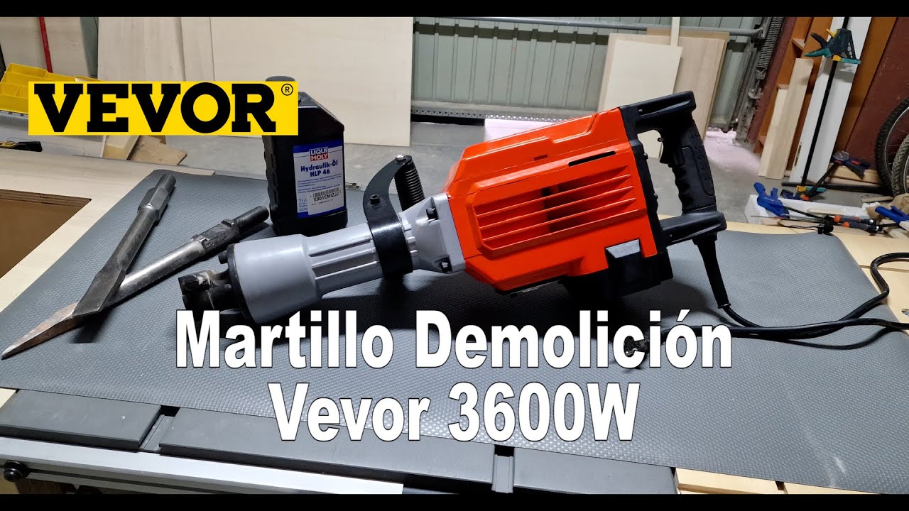 Martillo Demolición Vevor 3600W