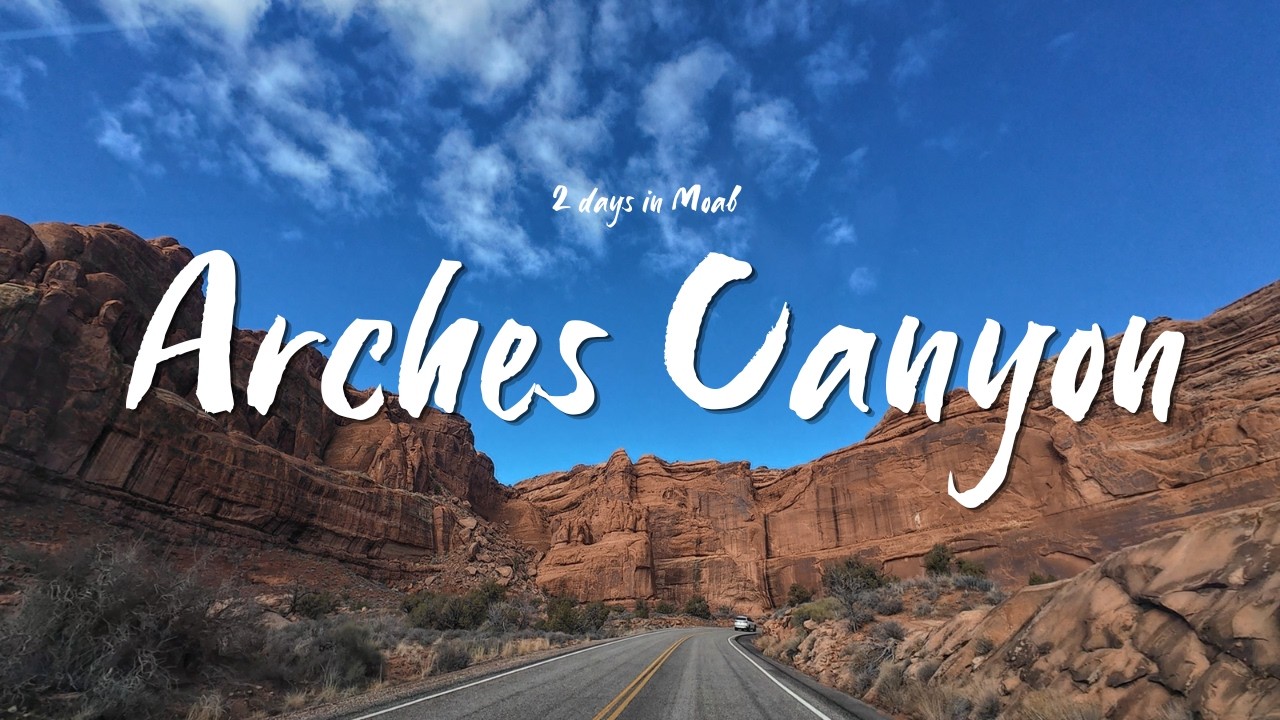 🇺🇸미국 서부 로드트립 필수코스 | Arches National Park 아치스 국립공원 드라이브🚗🌄