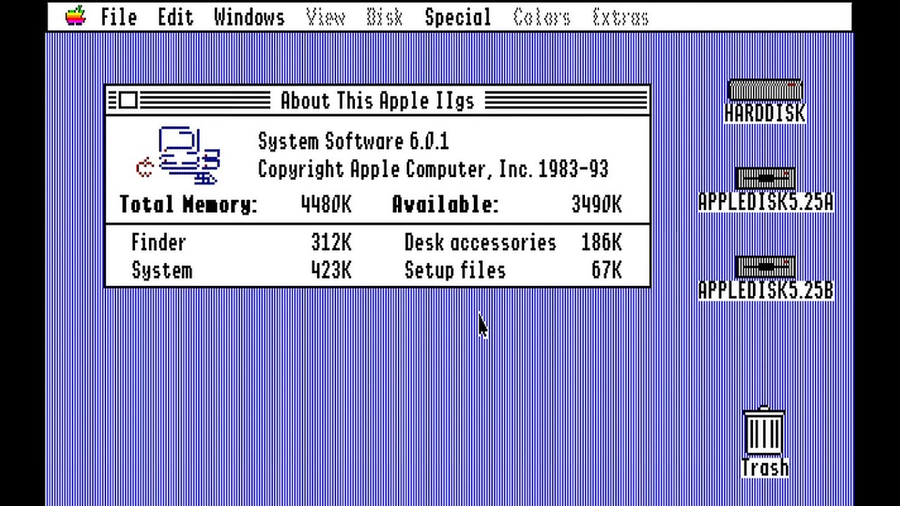Apple GS/OS v4.02 - System Software 6.0.1 (1993 Apple Computer)
