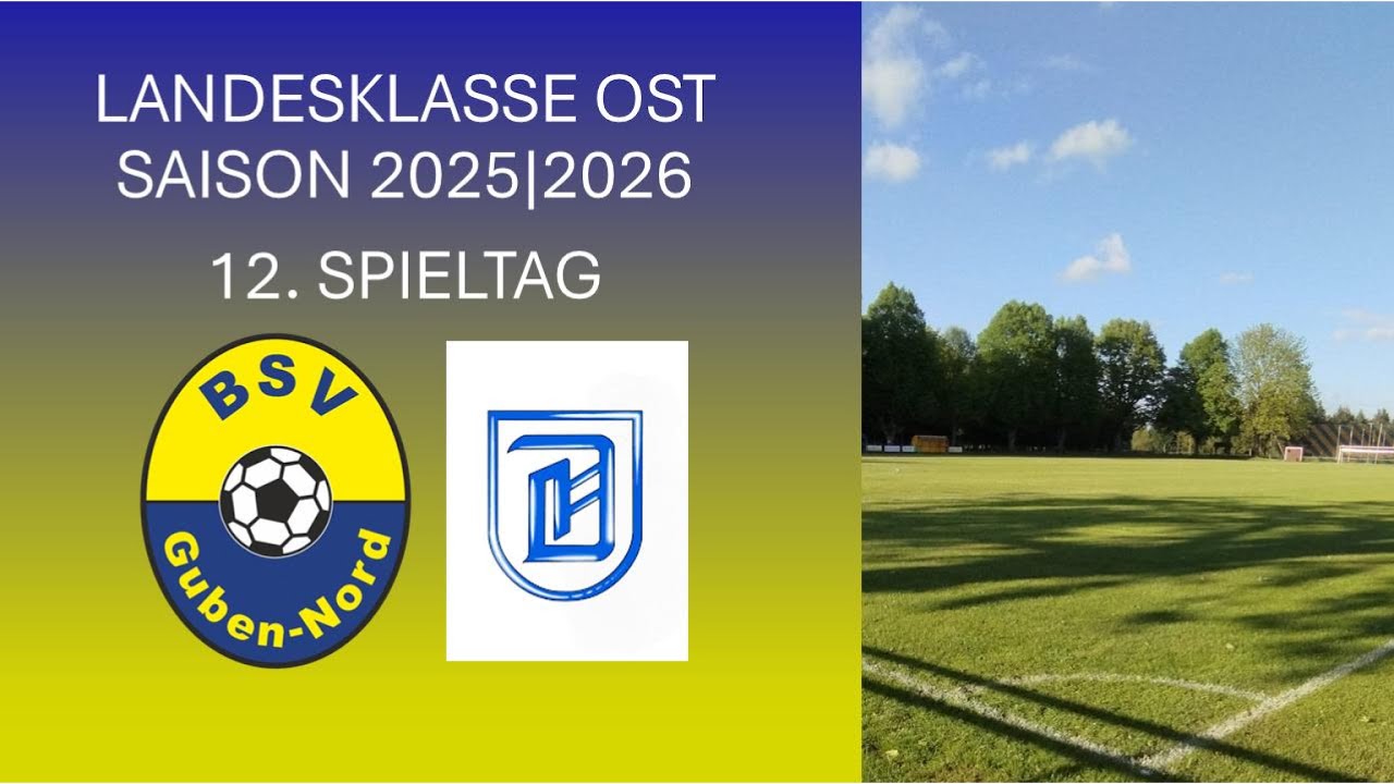 ⚽️ BSV Guben Nord gegen Dahlewitz | Landesklasse Ost 12. Spieltag 💙💛