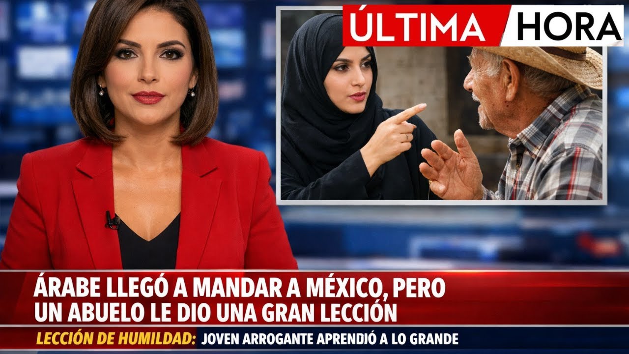 Muchacha árabe llegó a México para mandar, pero un abuelo le dio una gran leção.