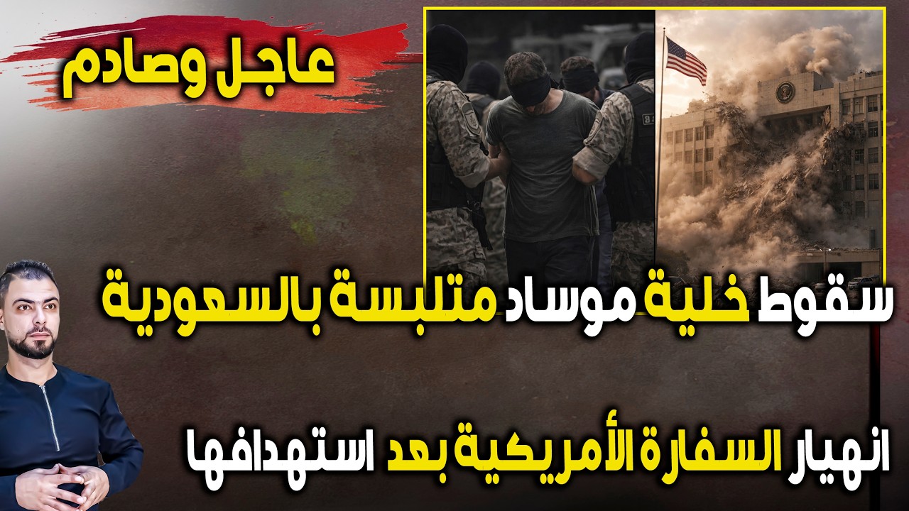 عاااجل: سقوط خلية موساد متلبسة بالسعودية | وانهيار السفارة الأمريكية بالرياض بعد استهدافها