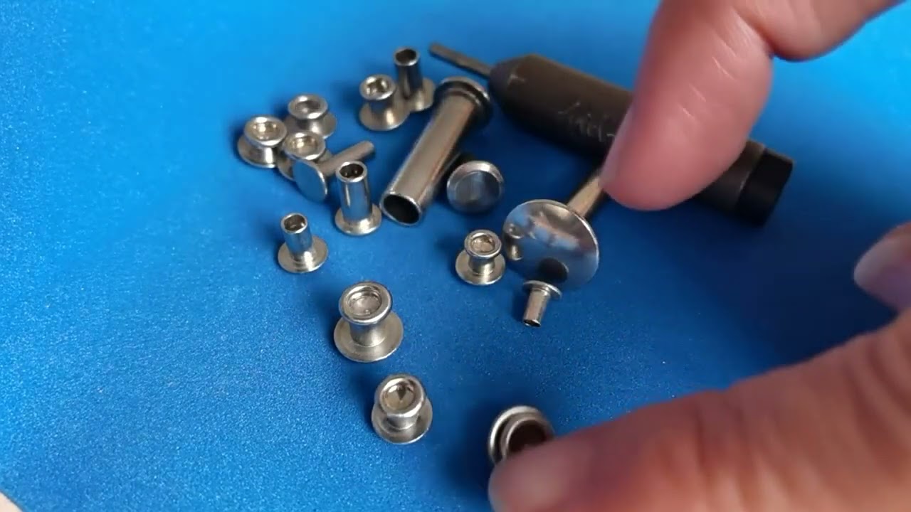304 Stainless Steel Thin Flat Head Semi Tubular Rivets
