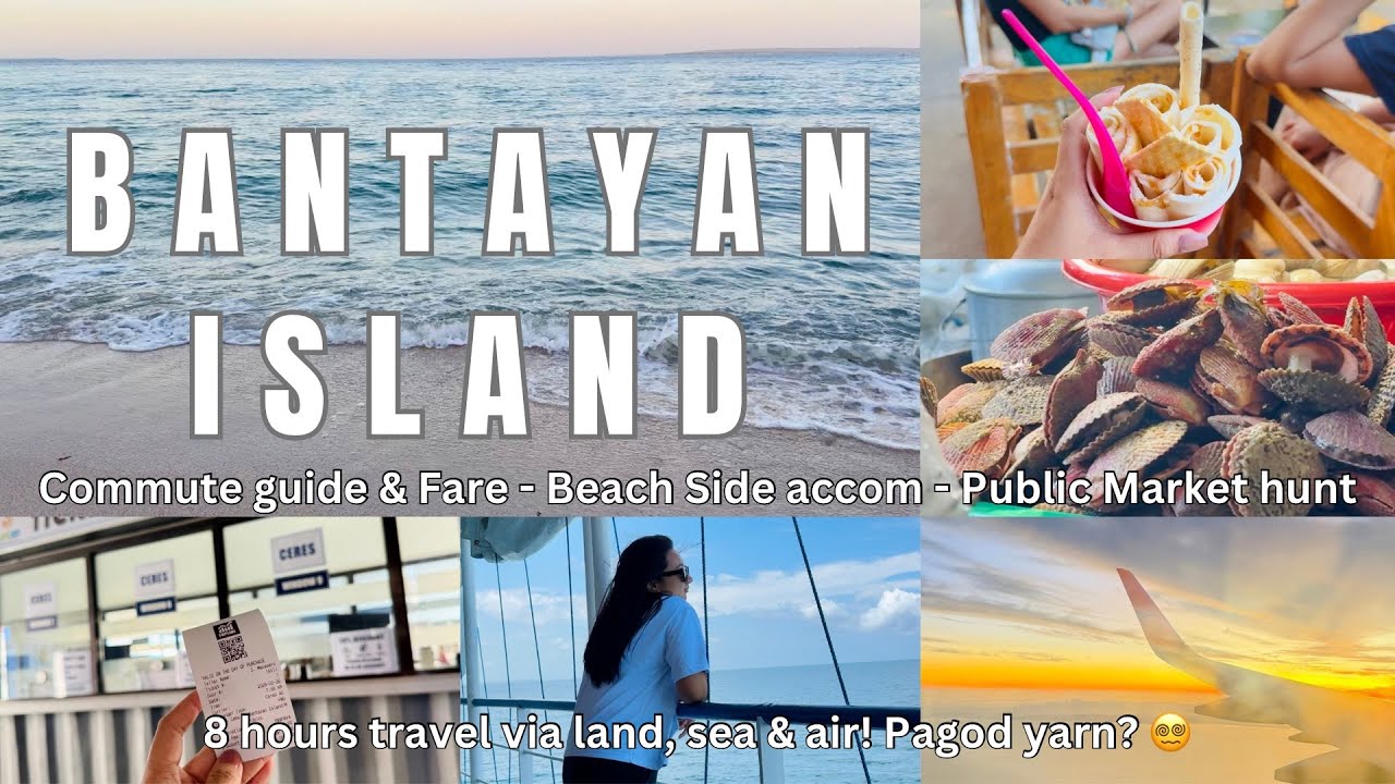 BANTAYAN ISLAND VLOG EP1: 8 hours travel!? 😵‍💫Commuters guide & affordable accommodation! 