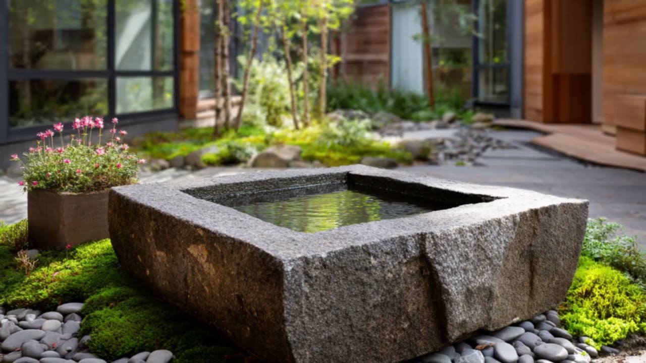 Modern Courtyard Design 2026 | Geometry, Stone & Seasonal Blooms