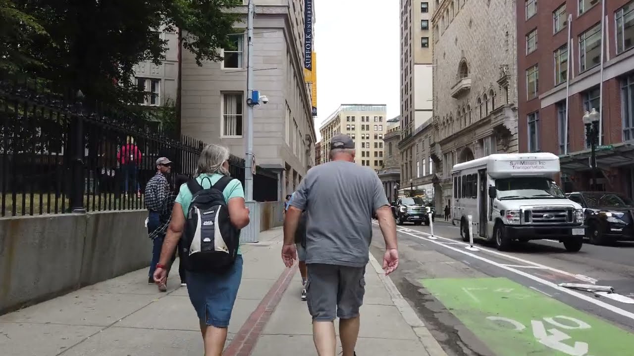 🚶‍♂️ Summer walk from Boston Common to Lovejoy Wharf & North End, August 2022 [4K]