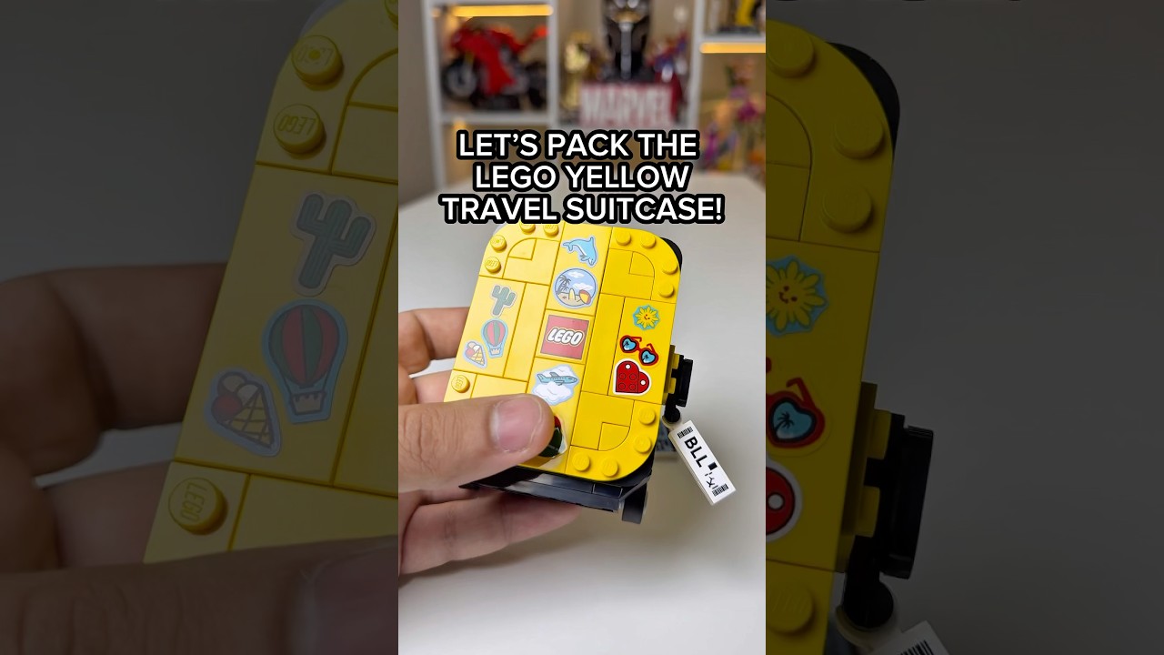 Let&rsquo;s pack the LEGO Yellow Travel Suitcase! #lego #rlfm #afol #40817 #travel #reviews
