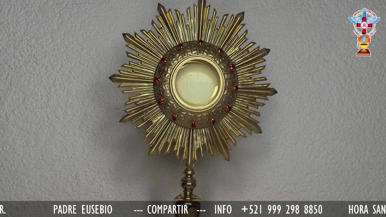 HORA SANTA LUNES 26 DE ENERO 2026 CON ORACION PARA LA SANACION Y LIBERACION INTERIOR.