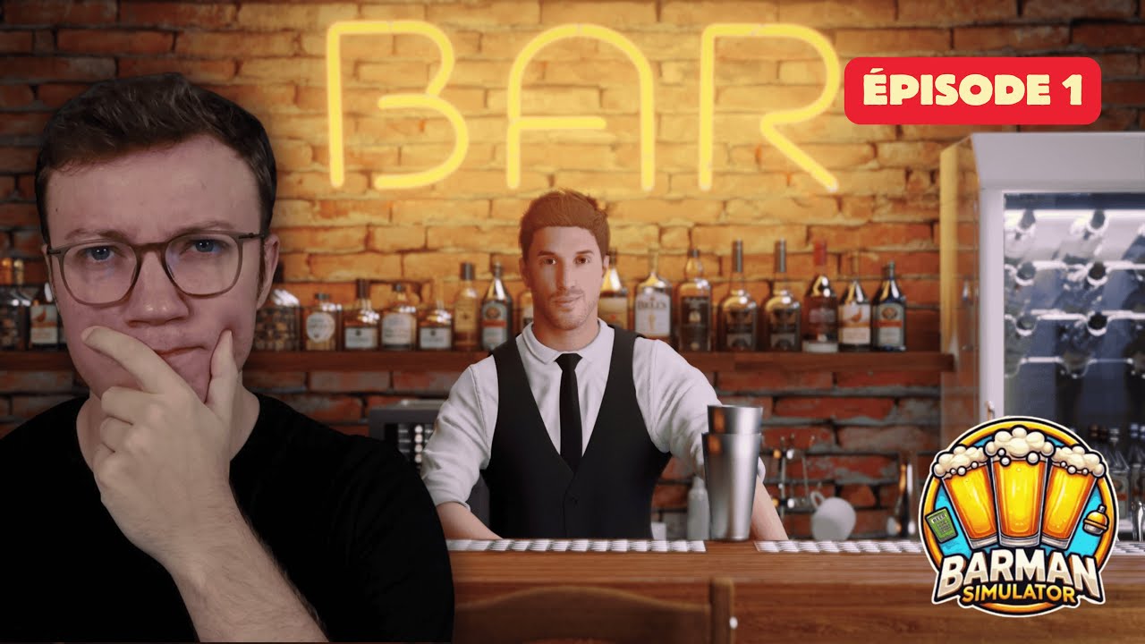 Barman Simulator : J'ouvre le Ratic Bar ! EP1