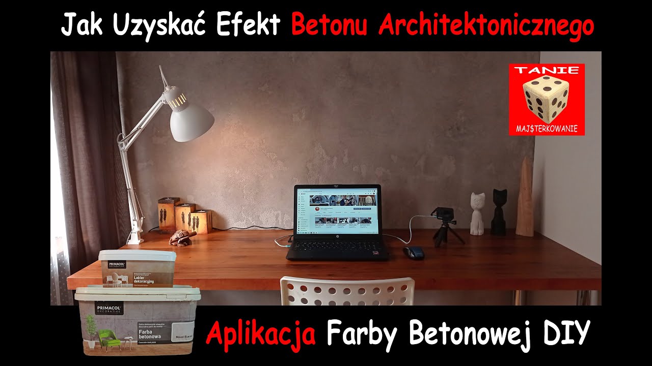 Farba Betonowa - Tani i Prosty Sposób na Beton Architektoniczny w Twoim Domu - Zrób to Sam DIY