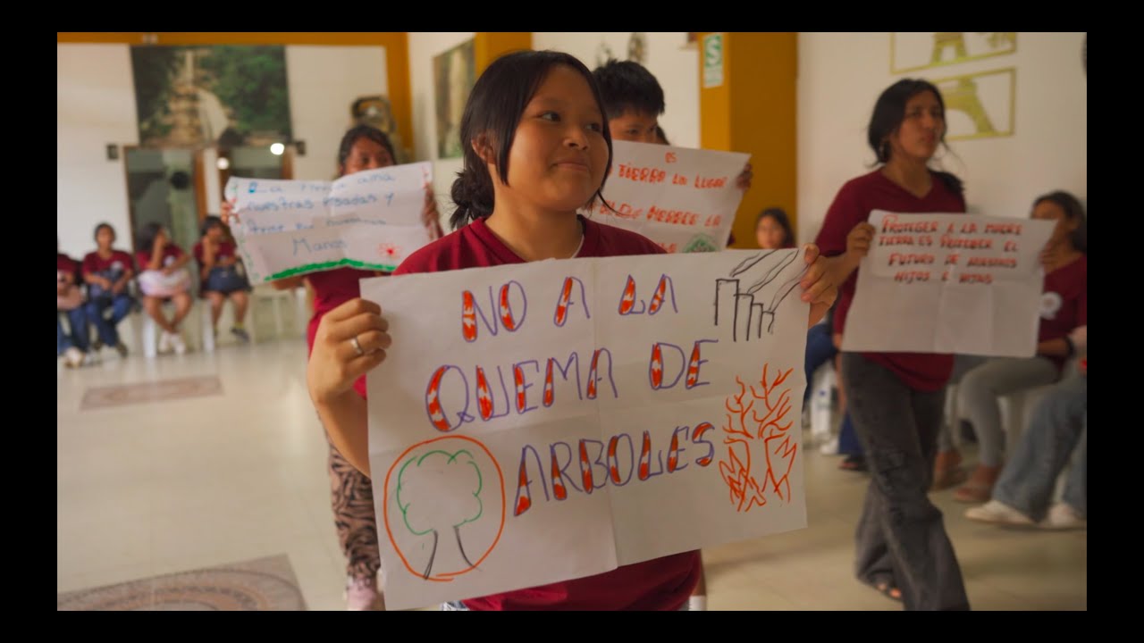Jóvenes de Latinoamerica Impulsan justicia ambiental y climática en Pichanaki