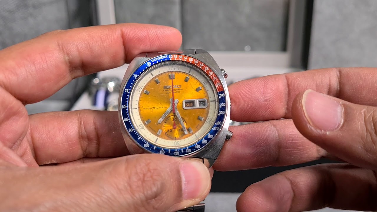 Seiko Cronógrafos Vintage: 6139-6002 Pogue