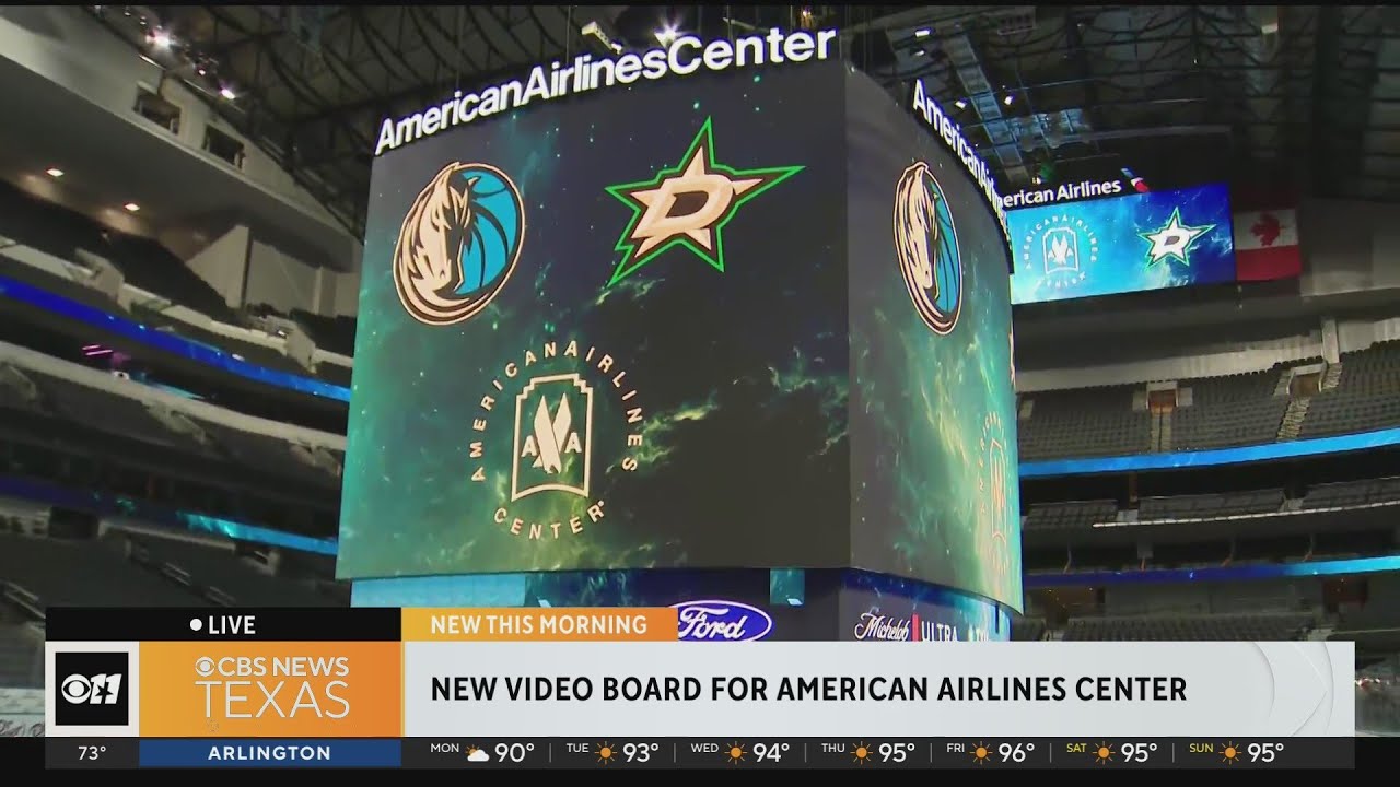 American Airlines Center shows off new video board