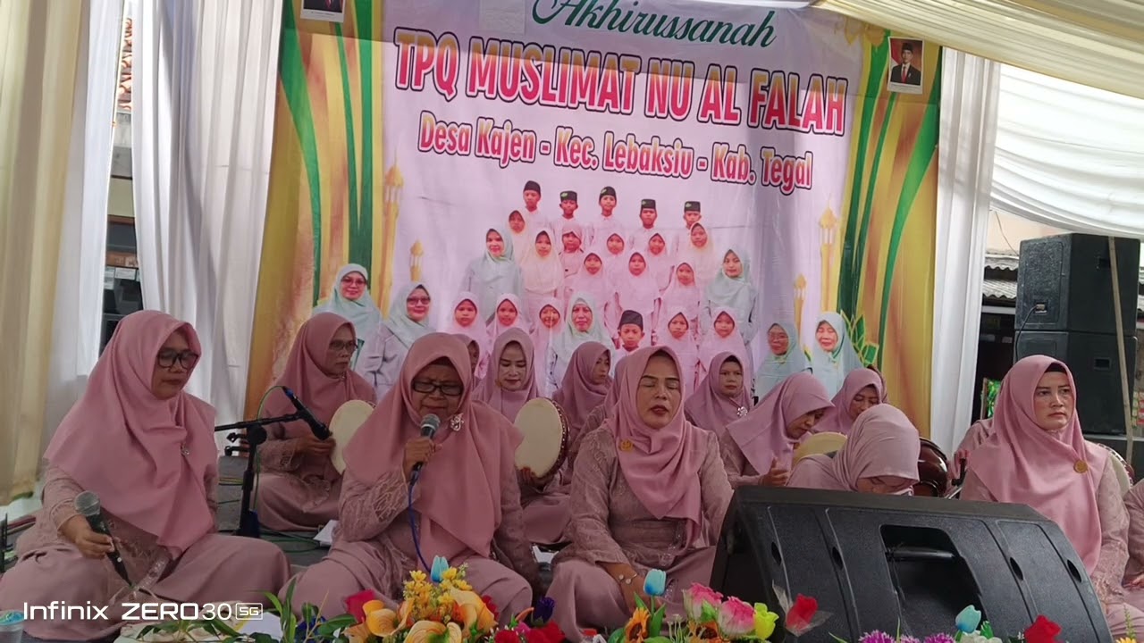 Nasihat pergaulan hadroh @SyafaAnnisa Di acara wisuda TPQ