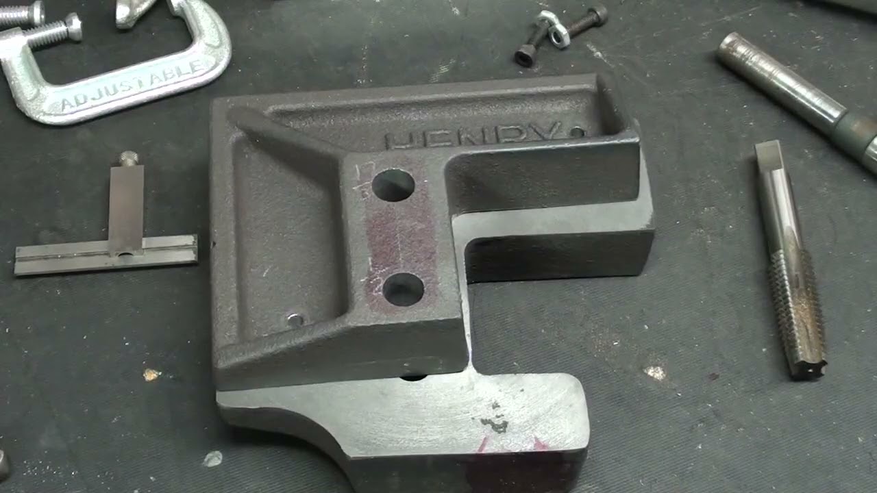 CAST IRON WOOD VISE SCHOOL PROJECT pt 2 #871 tubalcain