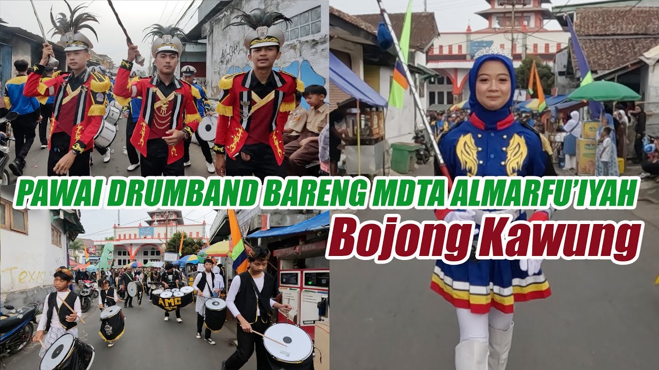 PAWAI SAMEN MDTA ALMRFUIYAH CIBATU LIK || PAWAI DRUMBAND
