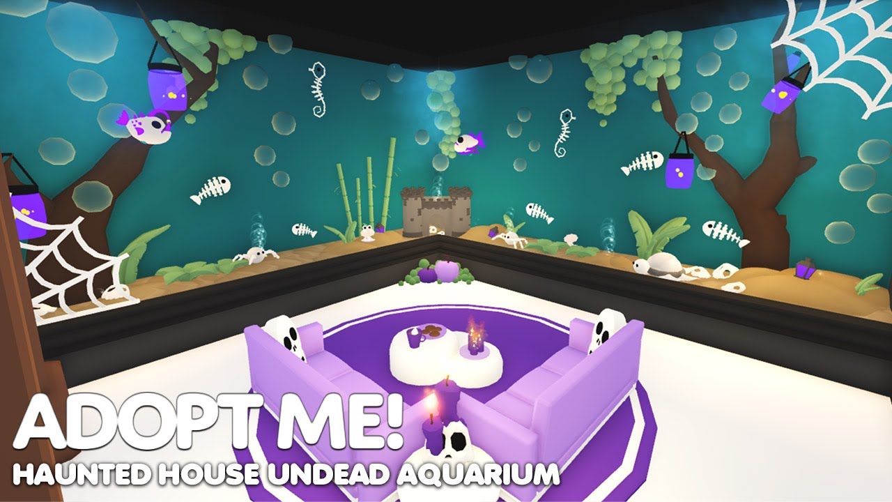 NEW Haunted house *UNDEAD AQUARIUM* Part 2 in adopt me! #roblox #adoptme #speedbuild