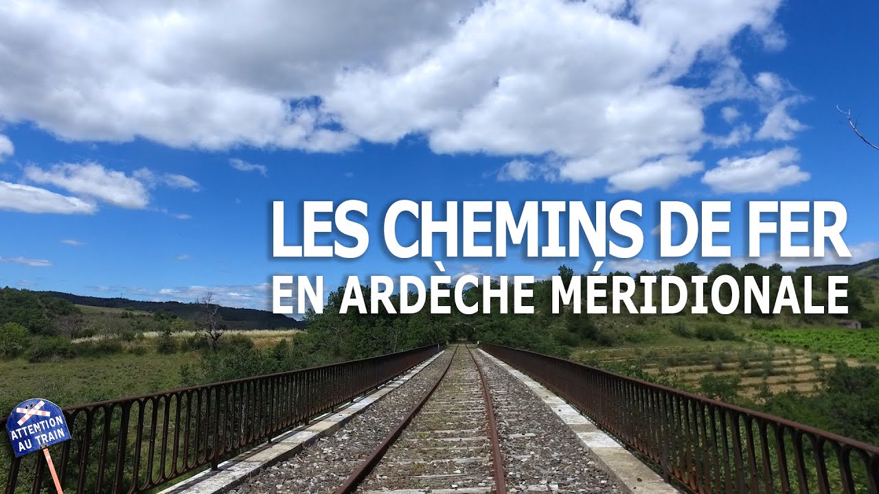 En draisine électrique sur la ligne du Teil à Alès