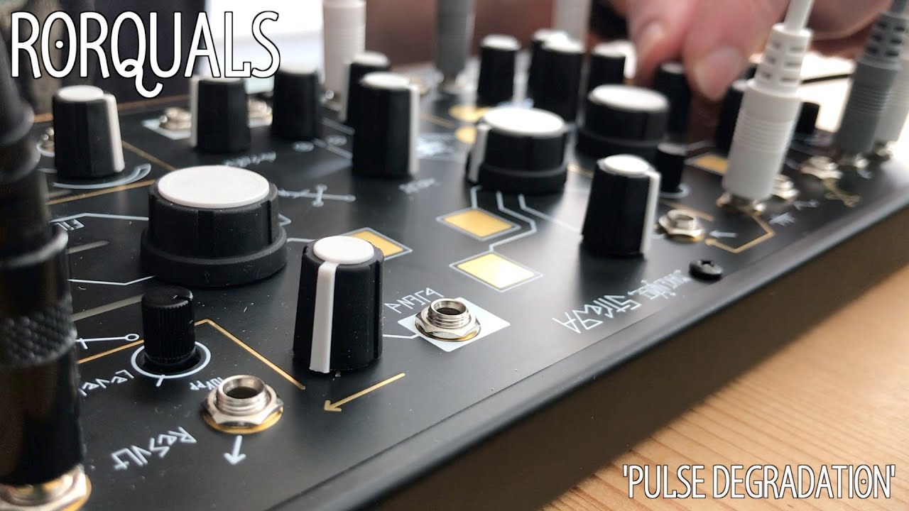 RORQUALS - 'Pulse Degradation' (Rhythm Exploration/Patch with the Make Noise Strega, Techno, Drone)