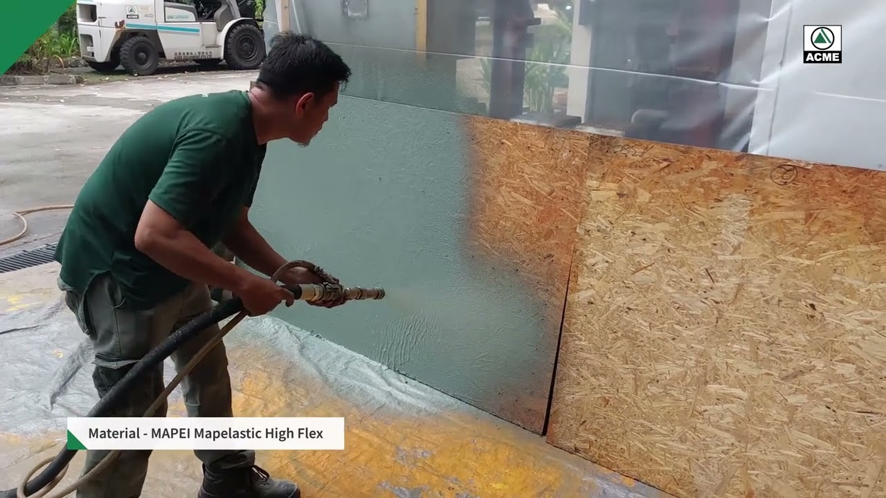#MAI 2Pump Pictor - Waterproofing Spray Trial with #mapei #gcp #hitchins
