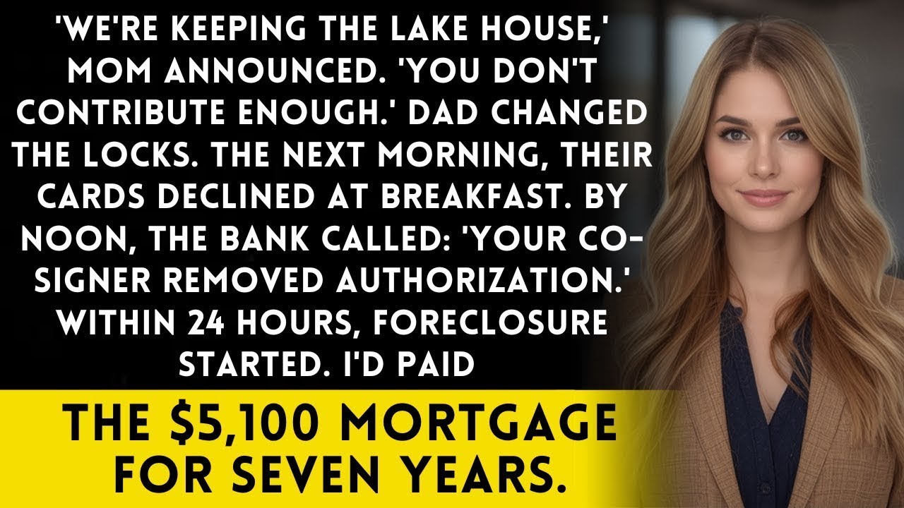 Parents Said 'This Is Our Lake House' - I've Been Paying The $5,100 Mortgage Since 2018