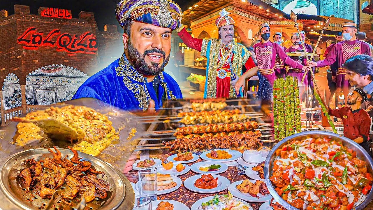 Saltanat-e-LalQila 👑⚔️ Batair Tikka, Lacha Chicken, Creamy Handi, Fish & Much More😋🔥