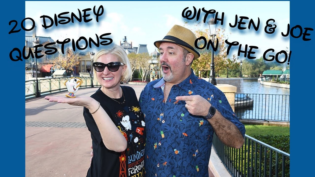 It's 20 Disney Questions with Jen and Joe on the Go!