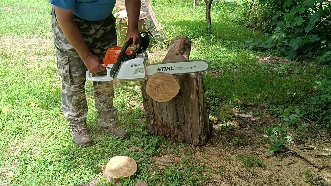 STIHL MS 251,EGY KIS JÁRATÁS!