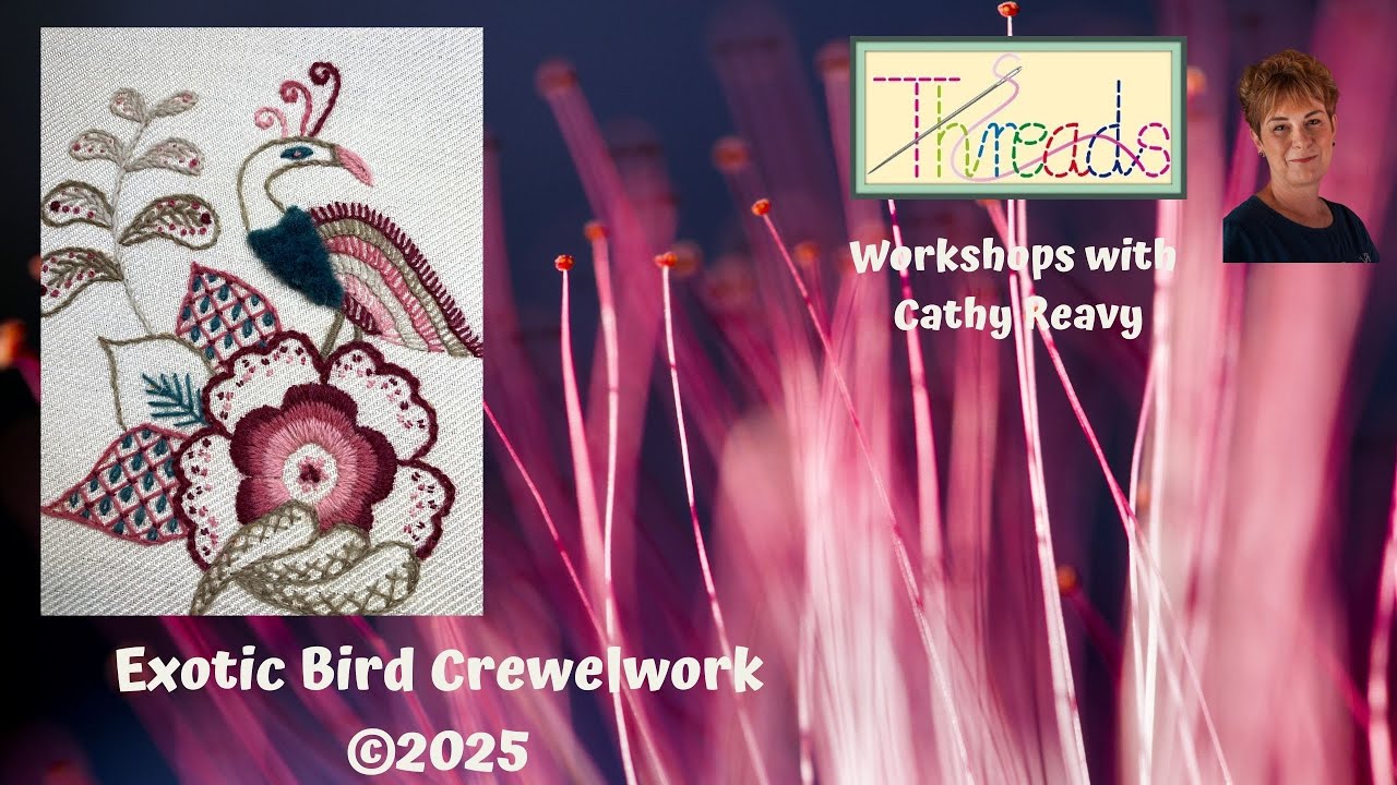 Taster Clip for the Crewelwork Exotic Bird (beginners)