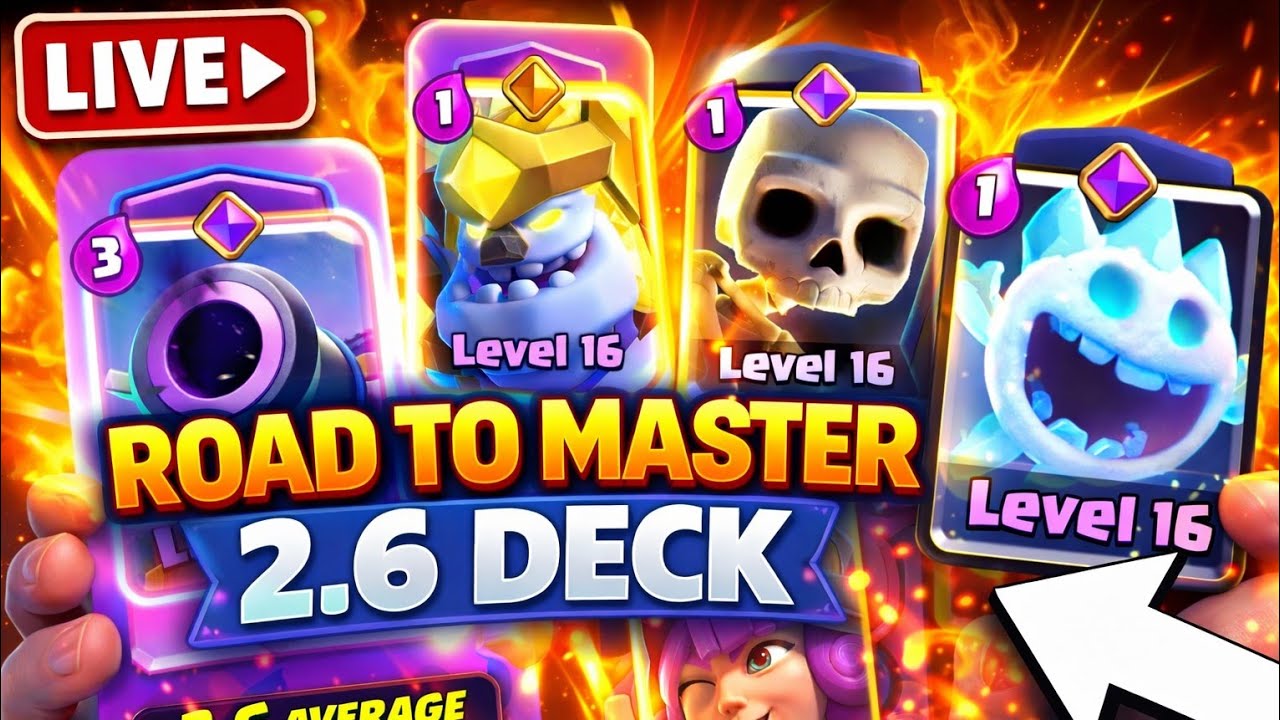 Still Learning 2.6  | Road to Mastery | Clash Royale LIVE