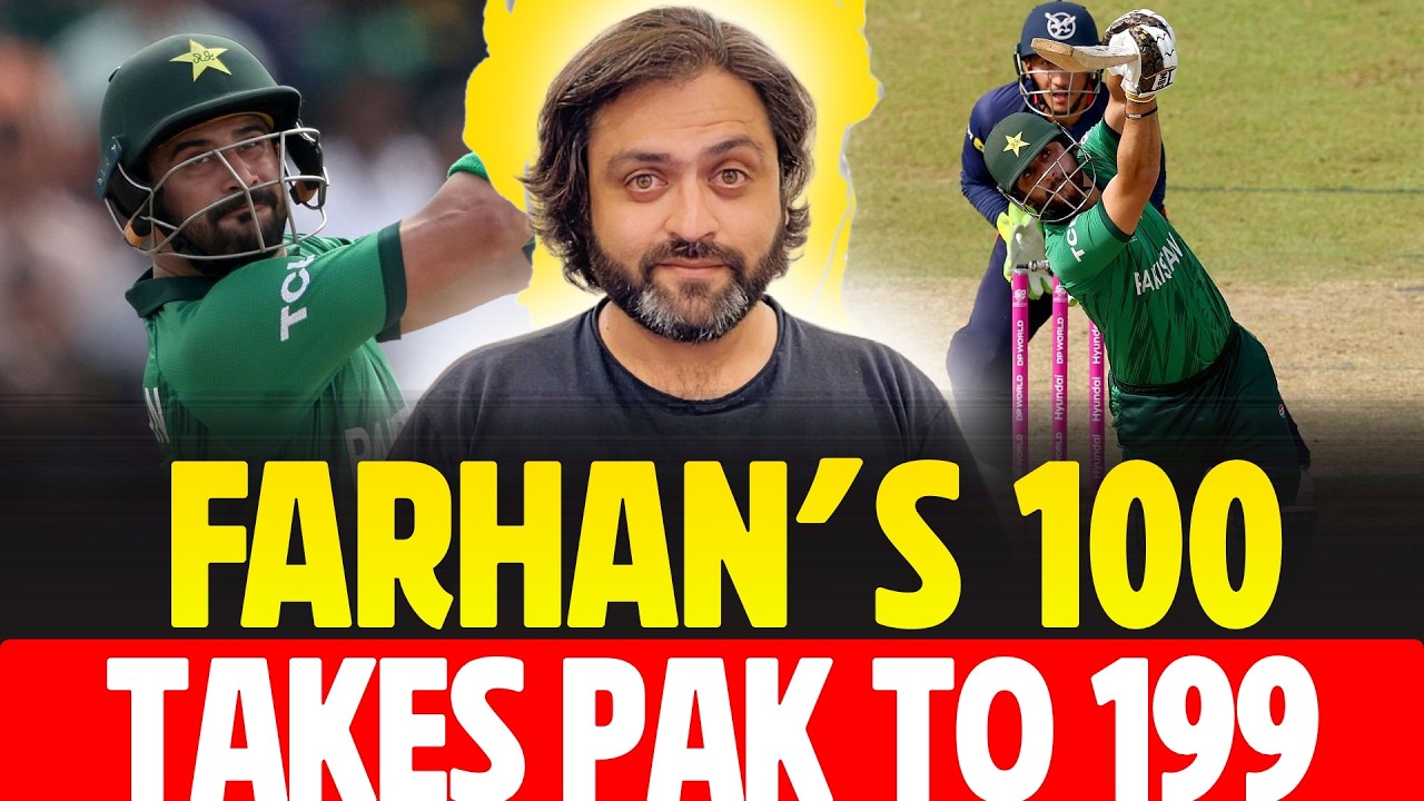 Farhan's 100 takes Pak to 199 | Pakistan vs Namibia | T20 World Cup 2026