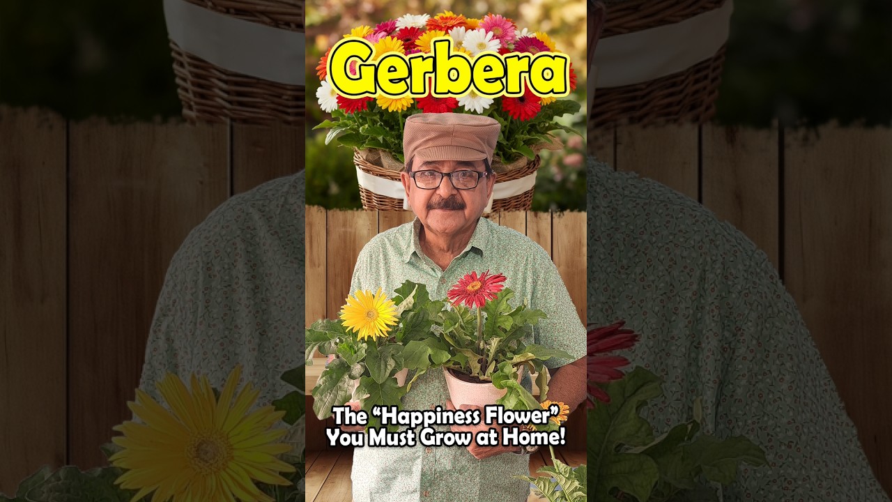 Gerbera &ndash; The Flower of Happiness! #gerbera #floweringplants