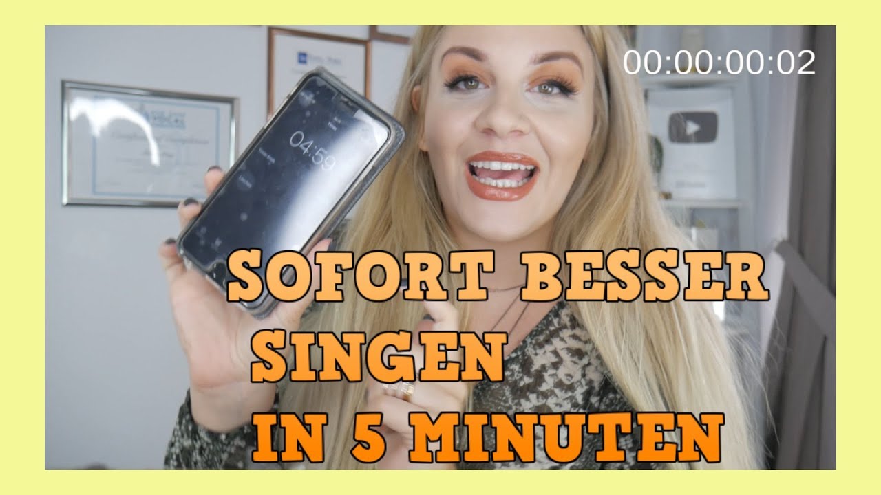 Singen Lernen  in NUR 5 Minuten | Mit Vocal Coach Tania