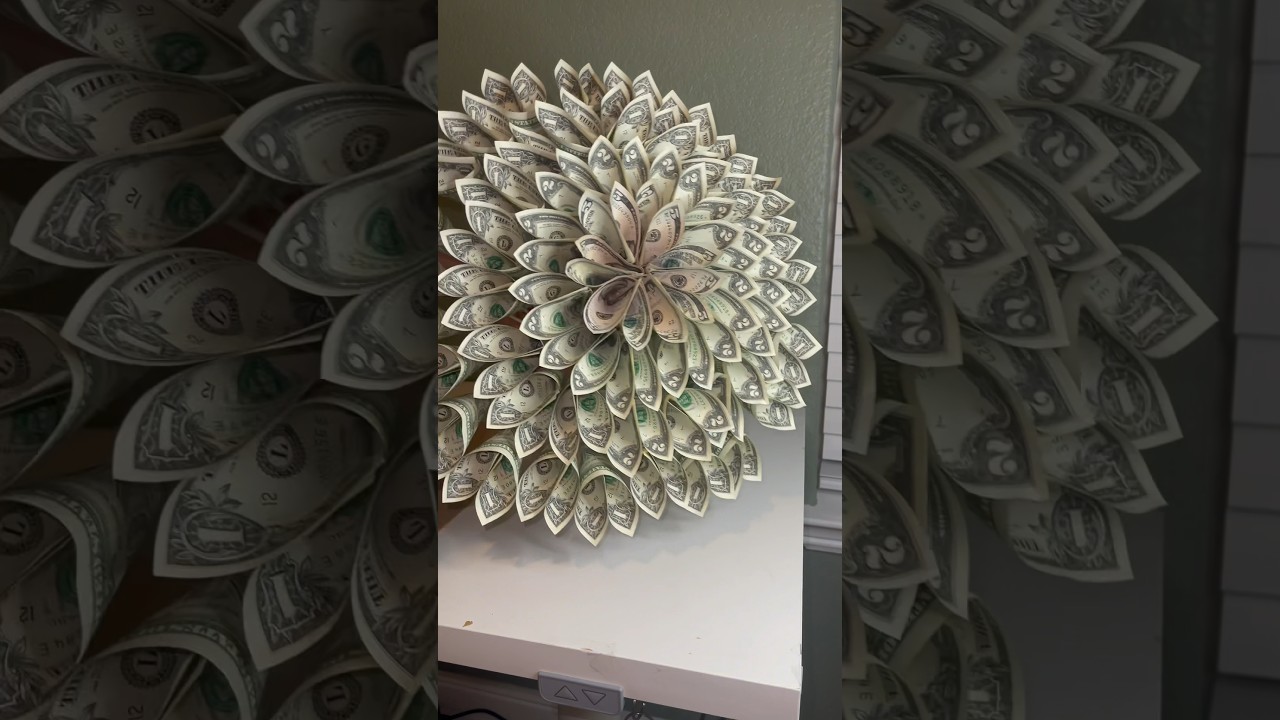 Tutorial for a money bouquet! 💐 #tutorial #howto #moneybouquet