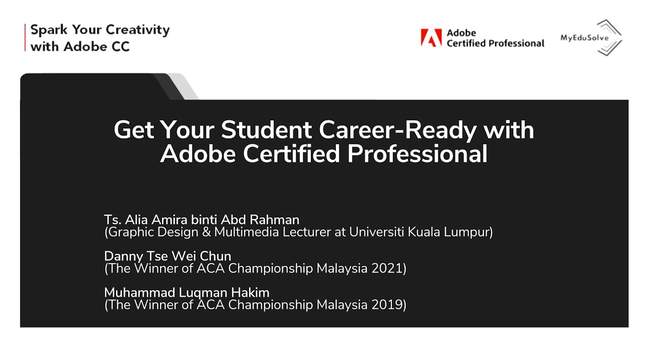 Get Your Student Career Ready with Adobe Certified Professional