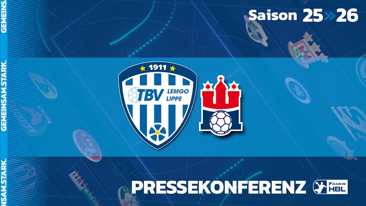 Pressekonferenz: TBV Lemgo Lippe - HSV Hamburg (26.02.2026)