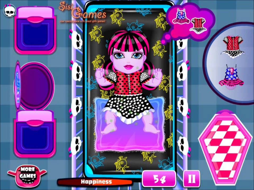 Monster Baby Diaper Change Gameplay-Baby Games