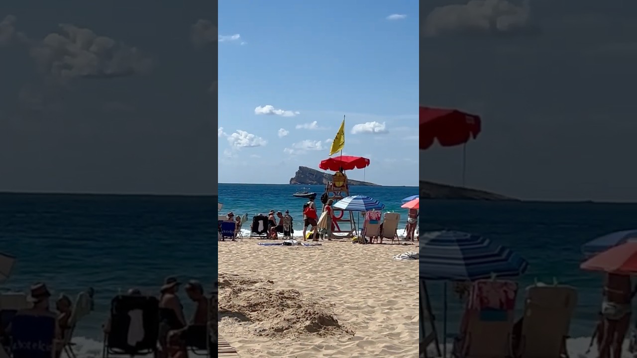 Playa de levante Benidorm Spain a beach site