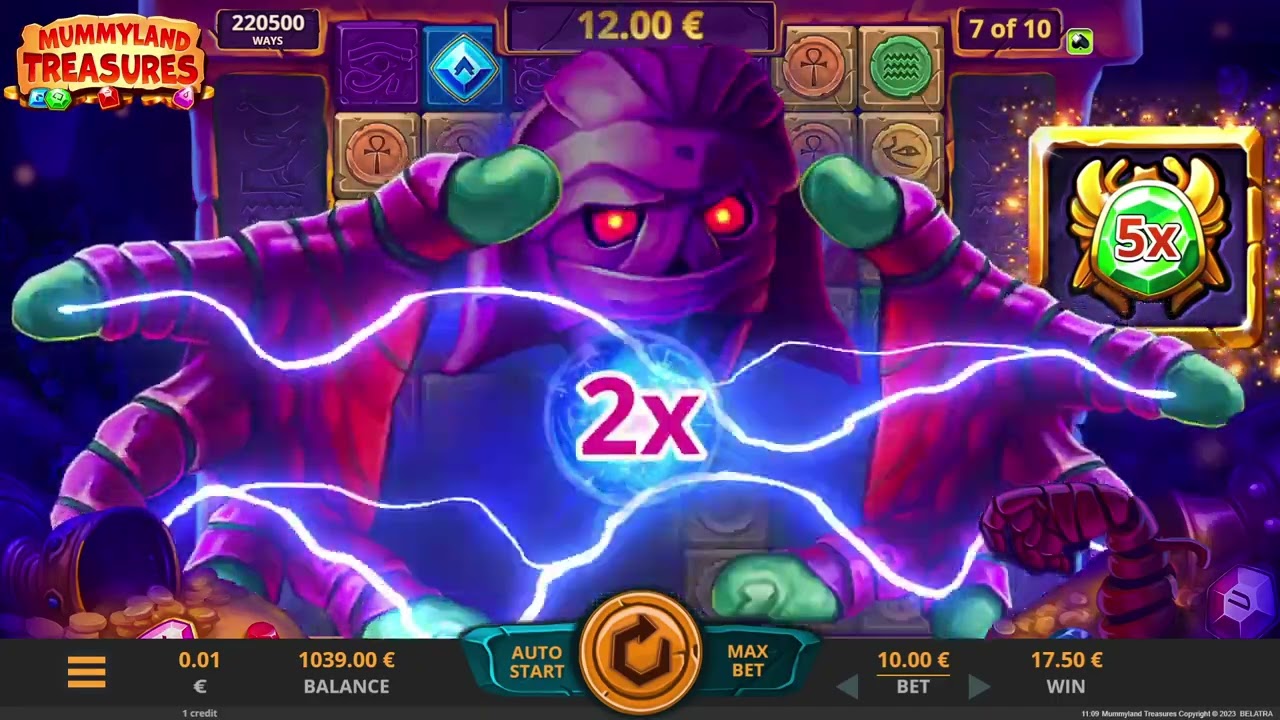 MUMMYLAND TREASURES - New online slot 2023 - Belatra Games - PROMO