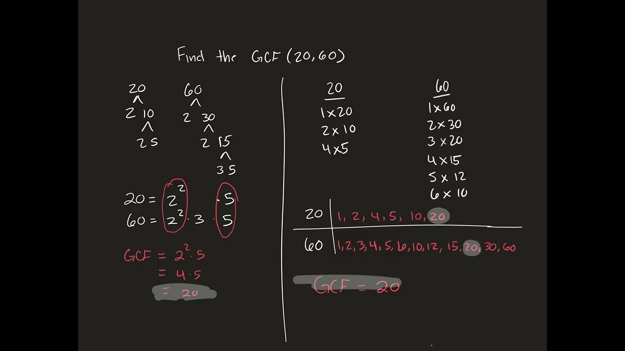U1.T1.Q3: Finding the GCF