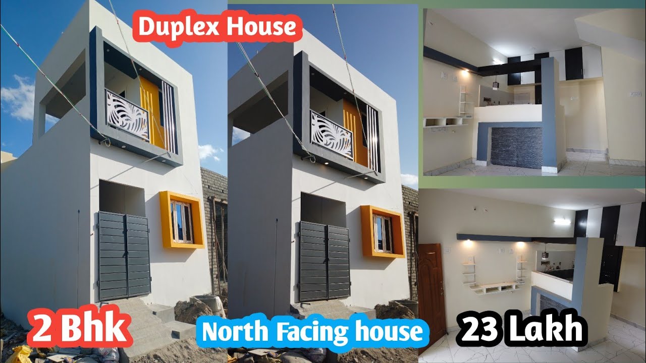 1 சென்டில் வடக்கு பார்த்த Open Kitchen Modern House Sale | 23 Lakh | Duplex House