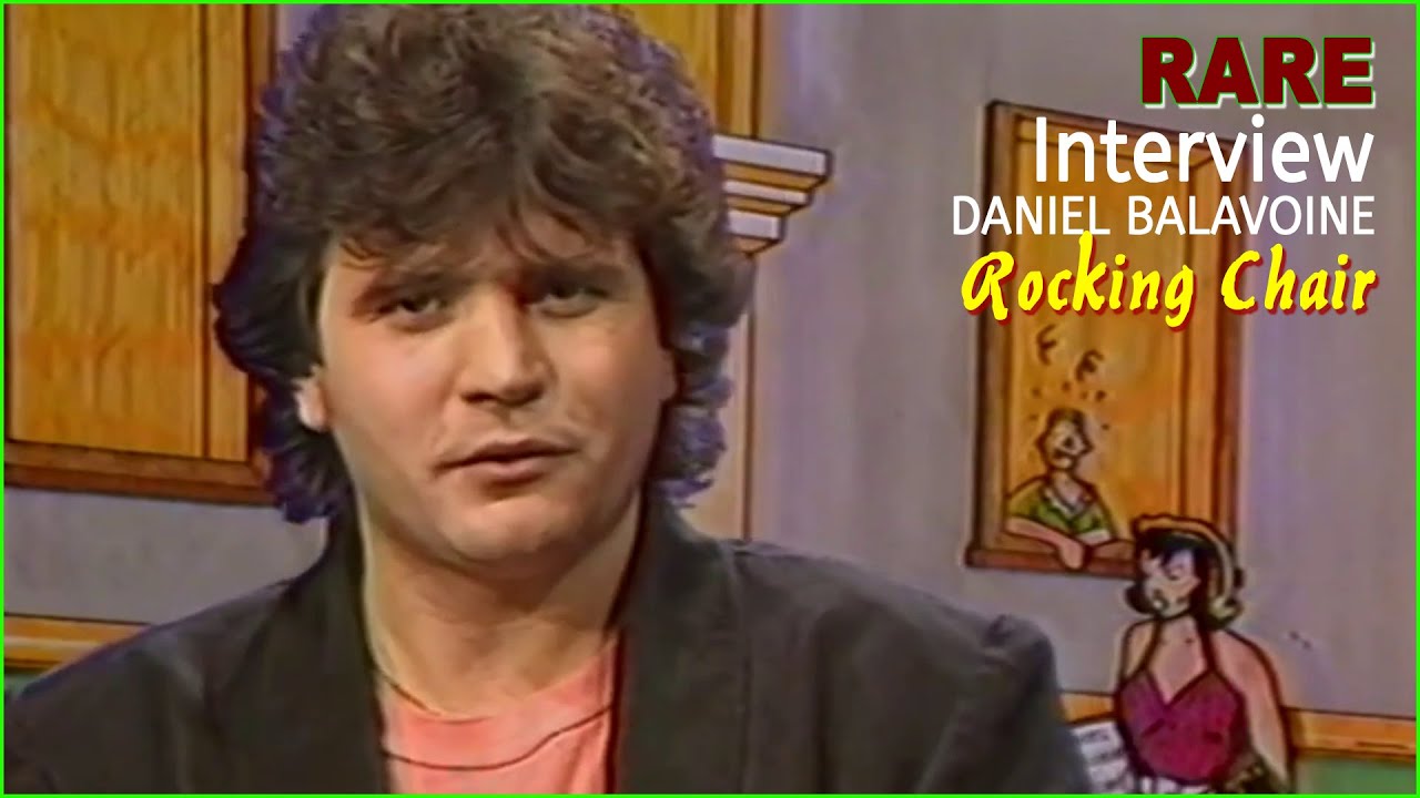 Daniel Balavoine interview Rare de 1984 - Emission  Rocking Chair