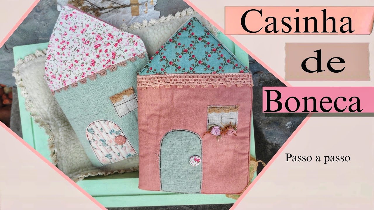 Casinha de boneca  como fazer /artesanato/dolls/ bonecas de pano