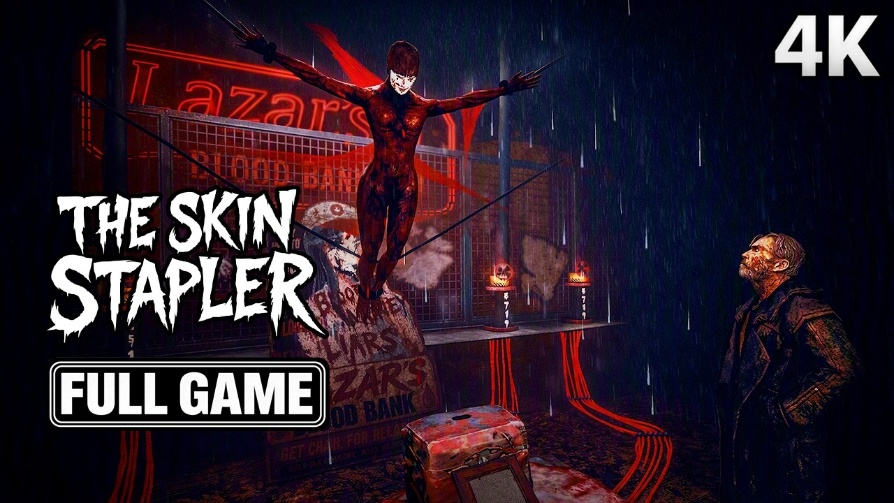 THE SKIN STAPLER | FULL HORROR GAME | Gameplay 【4K】 No Commentary